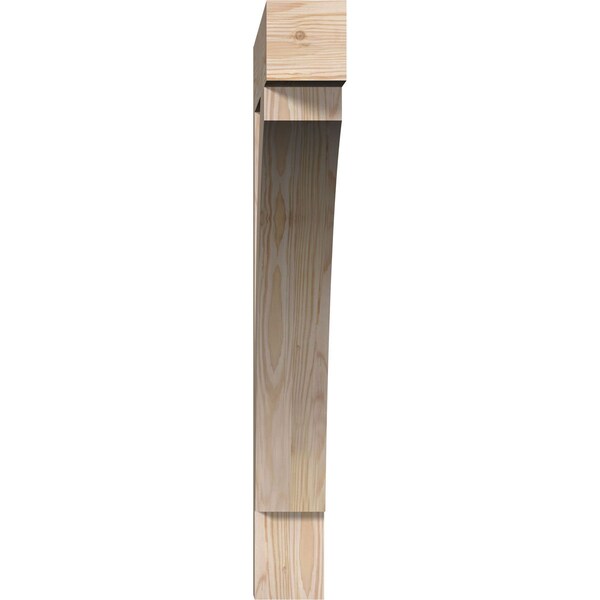 Thorton Block Smooth Bracket, Douglas Fir, 3 1/2W X 28D X 28H